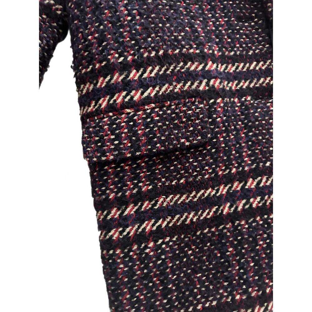 Rag & Bone Estelle Cocoon Coat – Purple Plaid Wool Blend - S - Picture 7 of 9